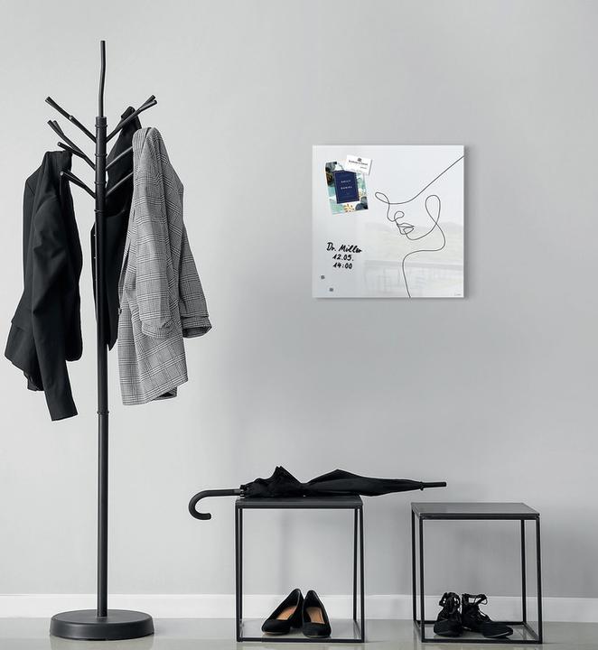 Image du produit Sigel Tableau magnétique en verre Artverum avec design (Tableau magnétique, 48 x 48 cm)