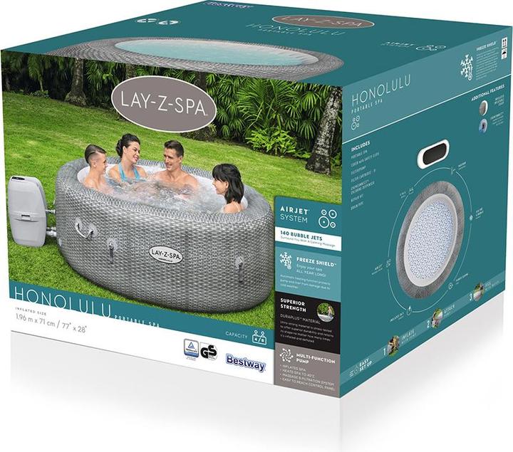 Image du produit Bestway Lay-Z-Spa Honolulu AirJet (6 pers.)