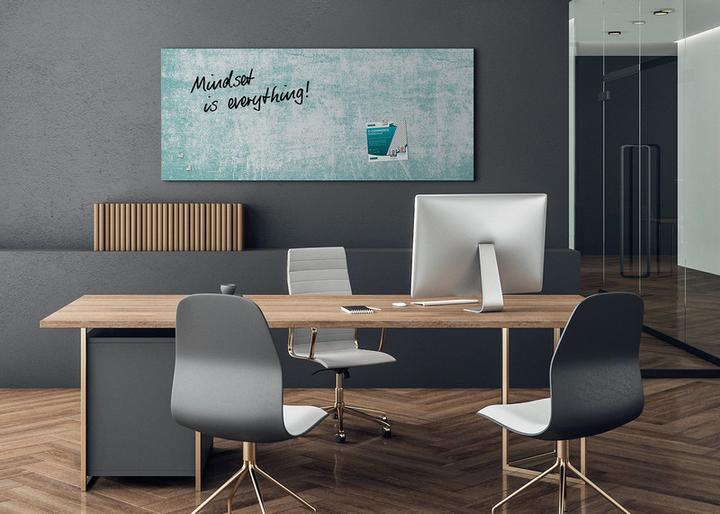 Actual product image Sigel Glass magnetic board Artverum with design (Magnet board, 130 x 55 cm)