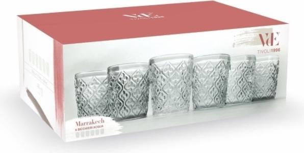 Actual product image Villa D'Este Home Tivoli Villa D'Este Marrakech6tgl Set Water Glasses, 240ml (0.24 l, 6 x)