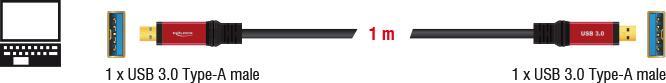 Immagine prodotto Delock USB 3.0 (1 m, USB 3.0)