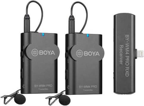 Produktbild Boya 2.4g wireless microphone for ios devices -2 tx+1 rx