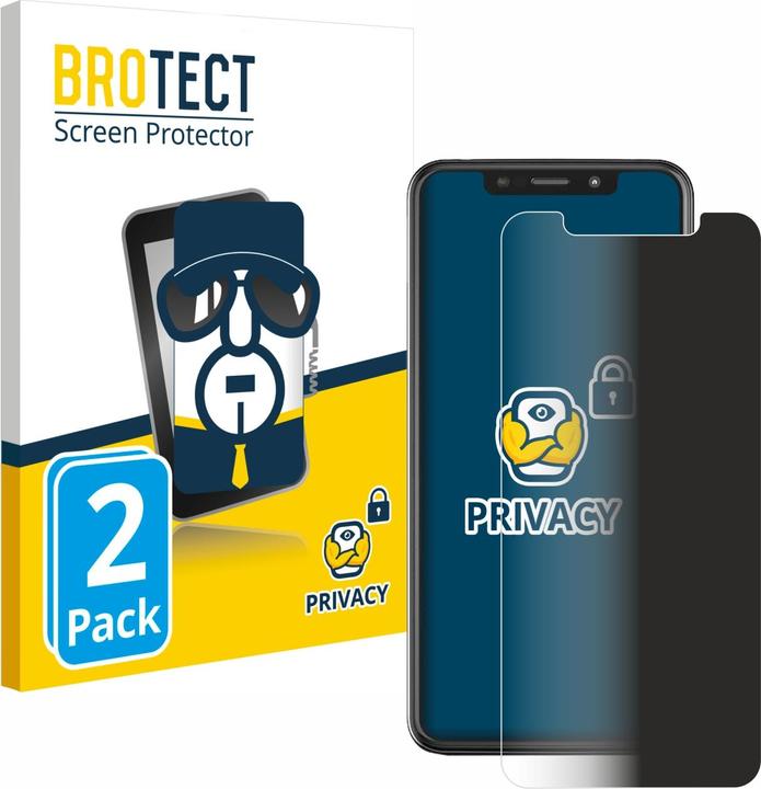 Actual product image BROTECT Privacy Protector (2 Piece, OnePlus X)