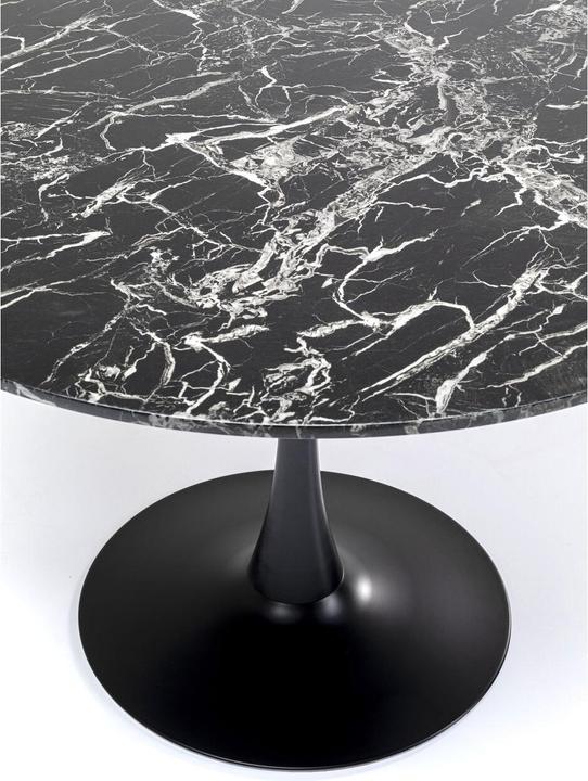 Produktbild Kare Design Tisch Veneto Marmor Schwarz Ø110cm