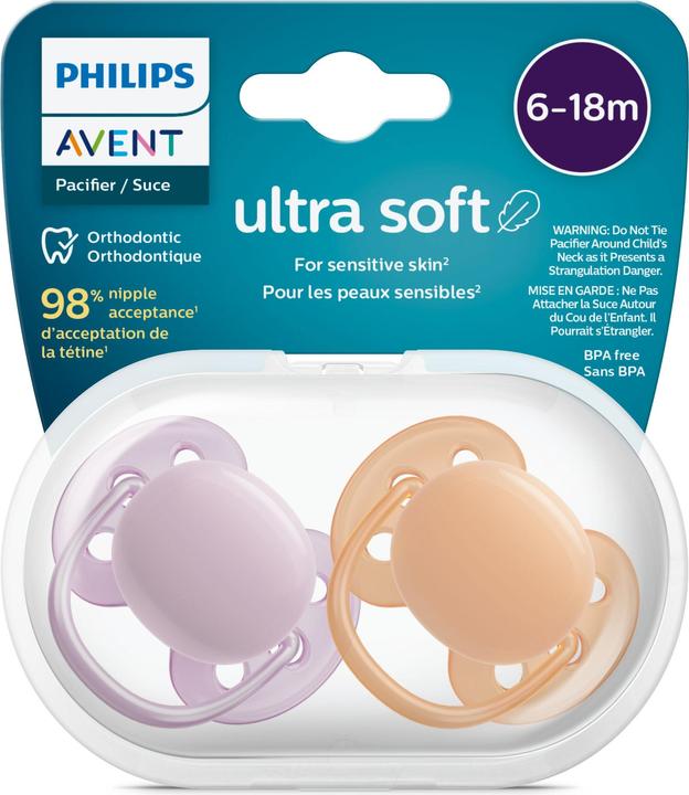 Actual product image Philips Avent Ultra Soft (2 x, 6 - 18 M.)