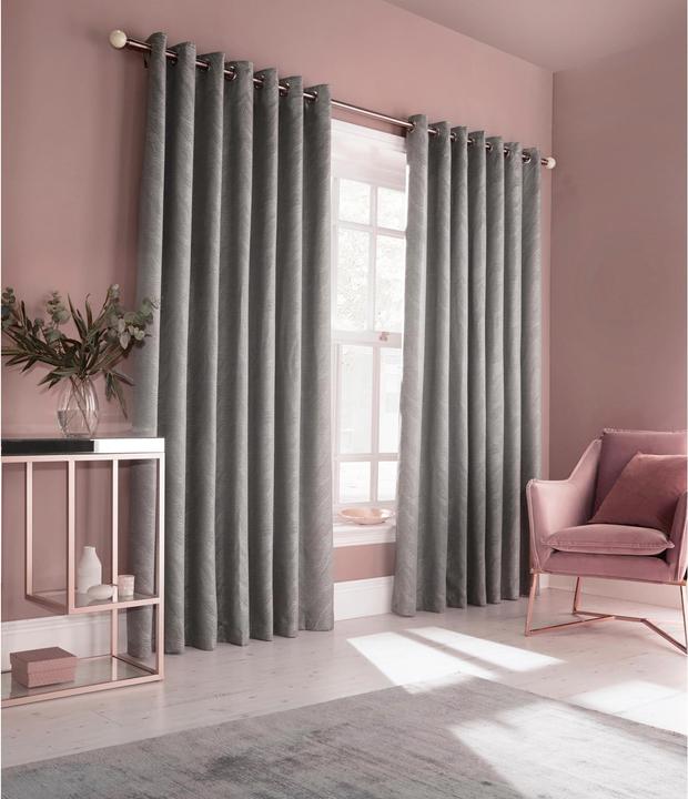 Produktbild Furn Ösenvorhänge Himalaya 2Erpack (229 x 183 cm)