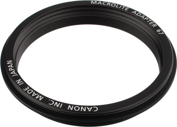 Actual product image Canon 67C Macro Ring Lite to Macro Flash