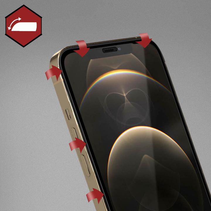 Immagine prodotto 3MK Protezione dello schermo Hardglass Max (1 Pezzo/i, Apple iPhone 12 Pro Max)