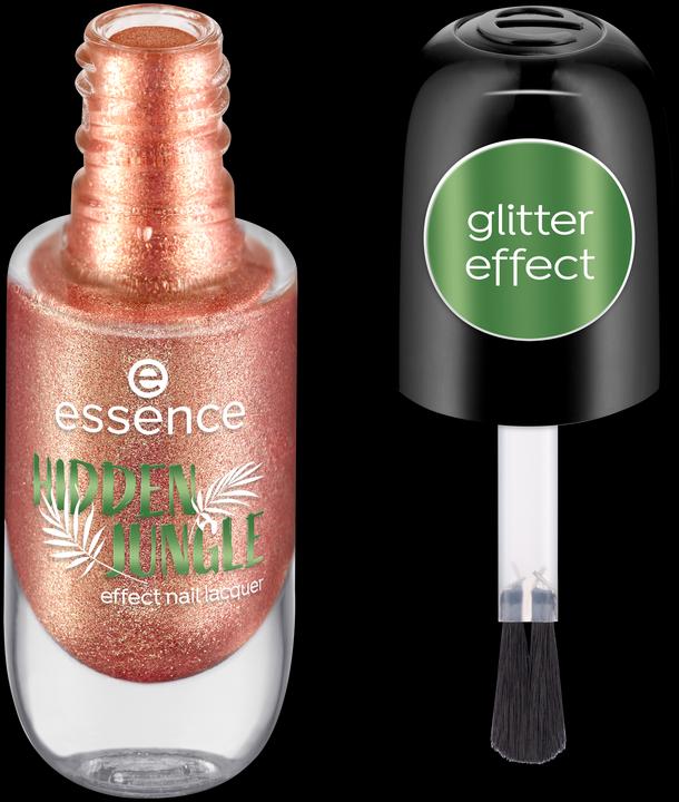 Produktbild essence HIDDEN JUNGLE effect nail lacquer (01 Secret Gem, Gel-Effekt Nagellack)