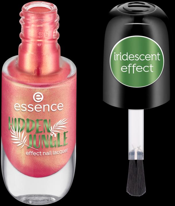 Produktbild essence HIDDEN JUNGLE effect nail lacquer (03 Golden Hour, Gel-Effekt Nagellack)