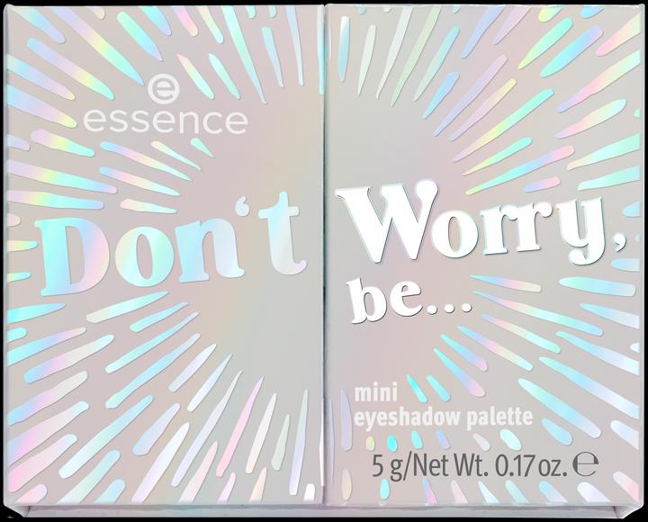 Actual product image essence Don't Worry, be... mini eyeshadow palette (Multicoloured)