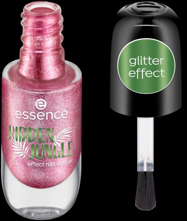 Produktbild essence HIDDEN JUNGLE effect nail lacquer (04 Pink Mystery, Gel-Effekt Nagellack)
