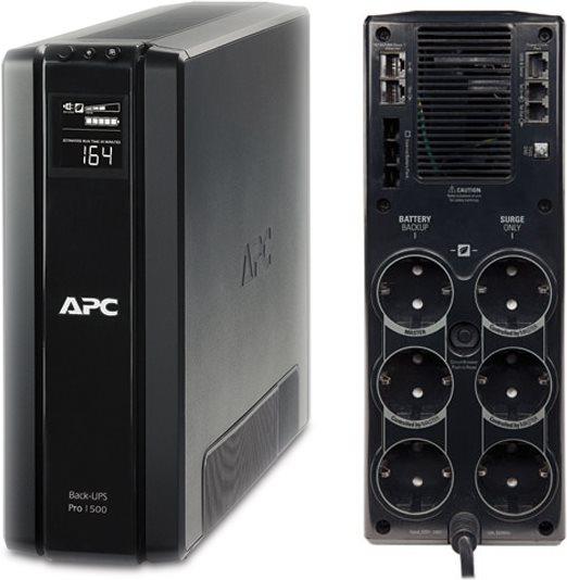 Actual product image APC Back-UPS PRO 1500 GR SchuKo - UPS (865 Watt) (1500 VA, 865 W, Line-interactive UPS)
