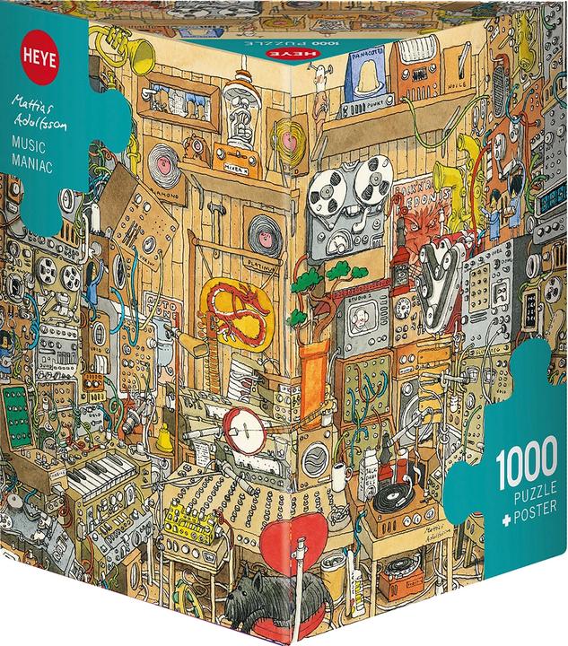 Actual product image Heye Music Maniac Triangular (1000 pieces)