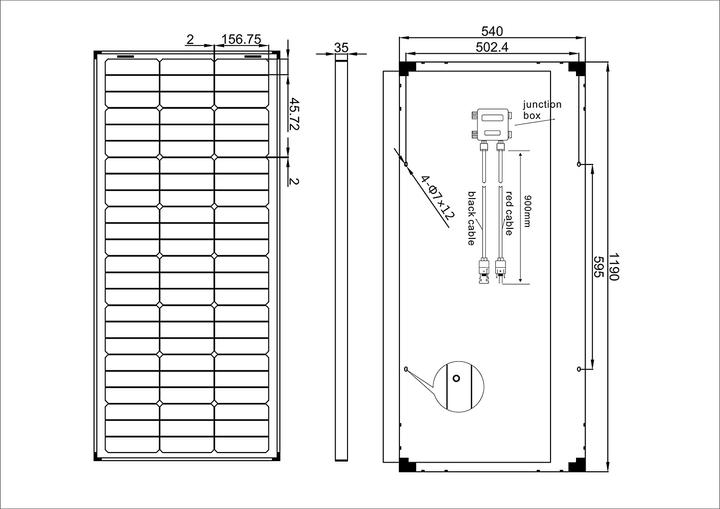Produktbild Enjoy solar Solarmodul (100 W, 8.80 kg)