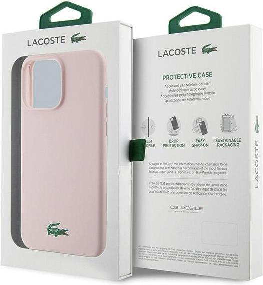 Image du produit Lacoste Logo Croc en silicone Magsafe pour iPhone 15 Pro Max (Apple iPhone 15 Pro Max)