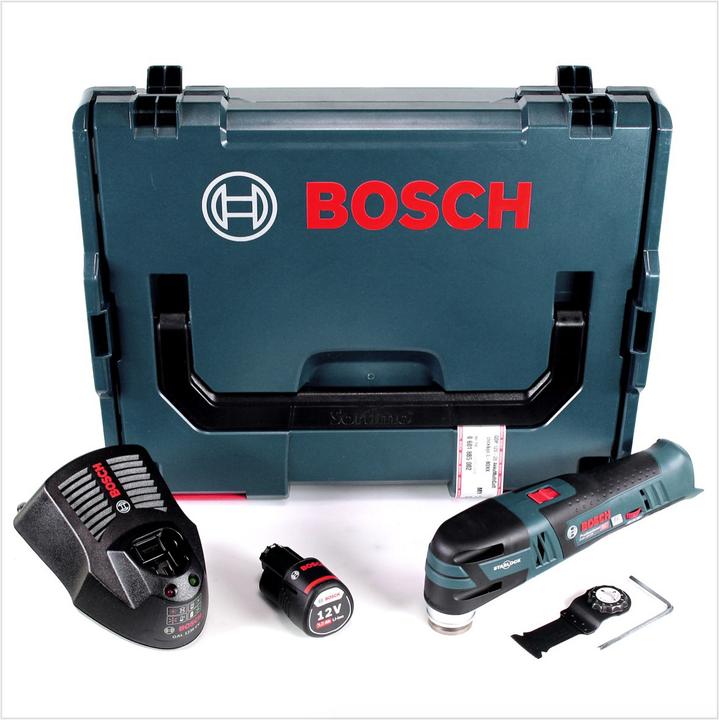 Produktbild Bosch Professional Bosch GOP 12V-28 Professional Akku Multi Cutter 12 V Brushless + 1x Akku 3,0 Ah + Ladegerät + Tauchs