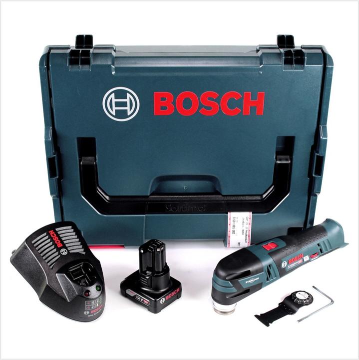 Actual product image Bosch Professional GOP 12V-28 Cordless Brushless Multi-Cutter with StarlockPlus + 1x Battery GBA 12
