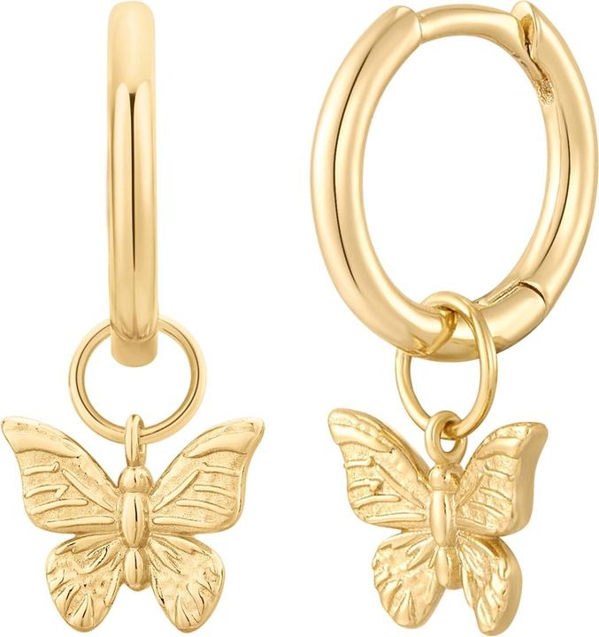Glanzstücke München Damen Ohrringe Schmetterling - 35918 (Sterling Silber)