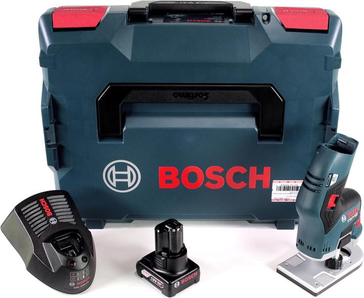 Image du produit Bosch Professional Bosch GKF 12V-8 Affleureuse sans fil 12V + 1x Batterie 6,0Ah + Chargeur rapide + Coffret de transpor