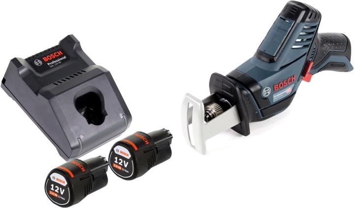 Productafbeelding Bosch Professional Bosch GSA 12V-14 Accu reciprozaag 12 V + 2x accu 2.0 Ah + lader