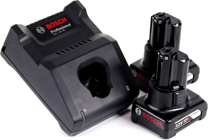 Actual product image Bosch Professional Bosch GAL 12V-40 Professional Fast charger for 12V batteries ( 1600A019R3 ) + 2x 6.0 Ah battery ( (12 V)