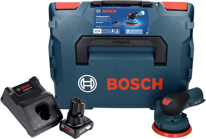 Actual product image Bosch Professional Bosch GEX 12V-125 Professional battery-powered random orbital sander 12 V 125 mm Brushless + 1x (Eccentric grinder)