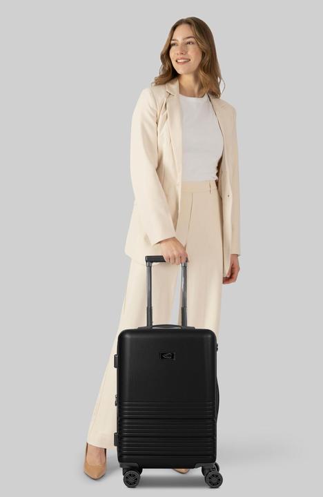 Immagine prodotto Camel Active Hanoi 4 Rollen Kabinentrolley S 56 cm mit Dehnfalte (38 l, Bagaglio a mano (fino a 50 litri))