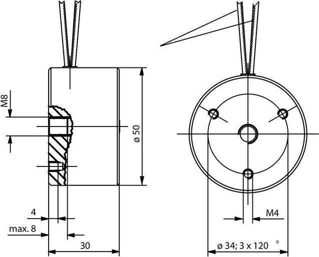 Produktbild Geze Magnet Clamp Type B No 115830Mounting/Plate 115830 (Indoor)