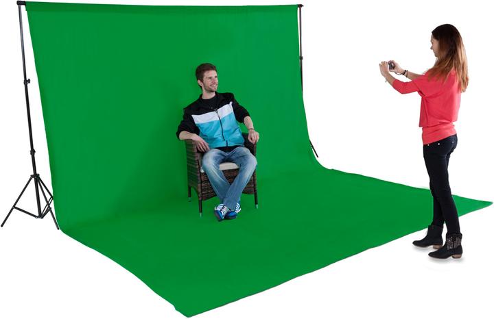 Produktbild tectake Fotohintergrund Komplettset (300 cm, 600 cm)