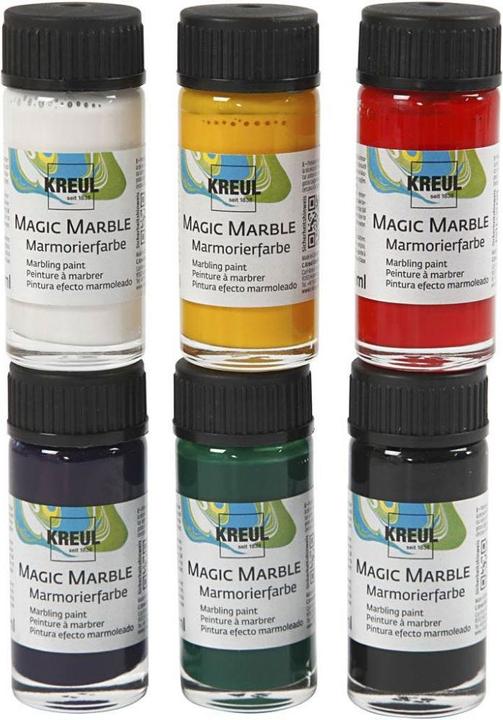 Image du produit Creativ Company KREUL Magic Marble 20 ml (Multicolore, Jaune clair, Vert, 20 ml)