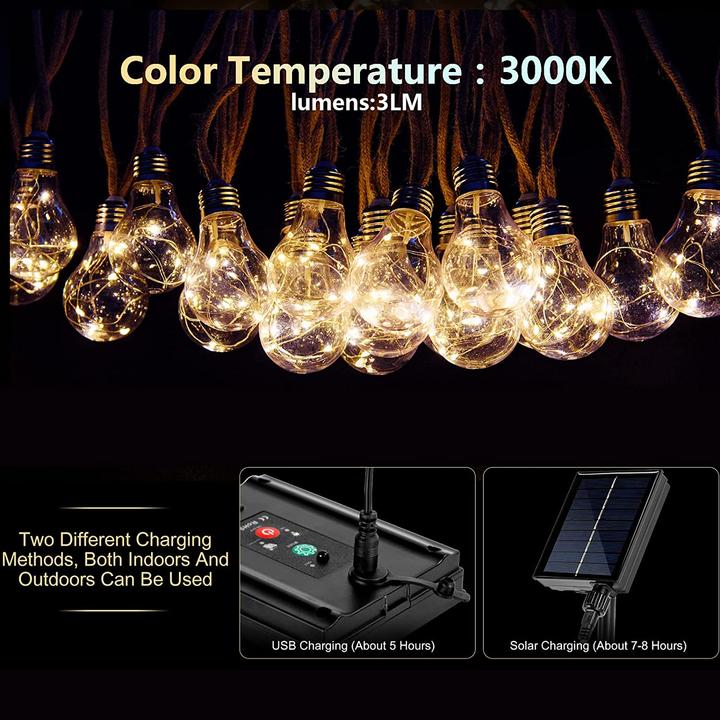 Image du produit Bogseth Guirlande lumineuse solaire à LED (7.60 m)