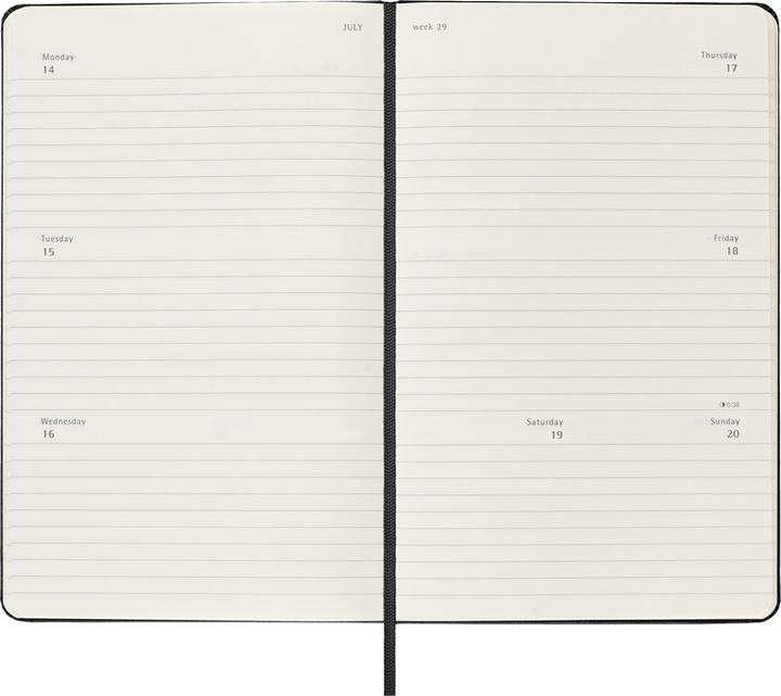 Image du produit Moleskine Agenda commercial Hard Cover Weekly (A5, Anglais)