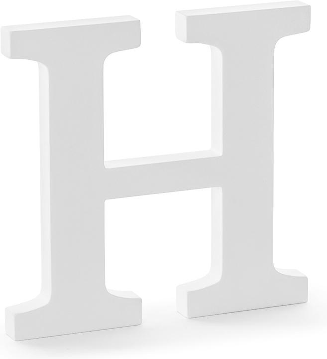 Image du produit Partydeco Lettre en bois blanc - H