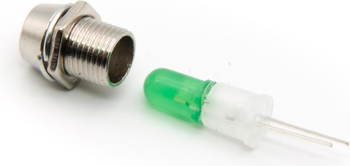 Immagine prodotto Purecrea 5 pezzi Porta LED 5mm - alluminio - cromato
