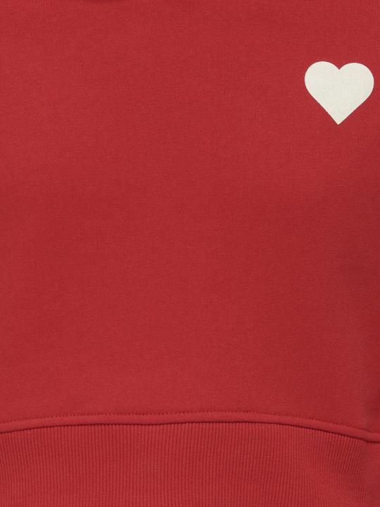 Image du produit Only Normal geschnitten Rundhals Gerippte Ärmelbündchen Tief angesetzte Schulter Sweatshirt Sweatshirt (134)