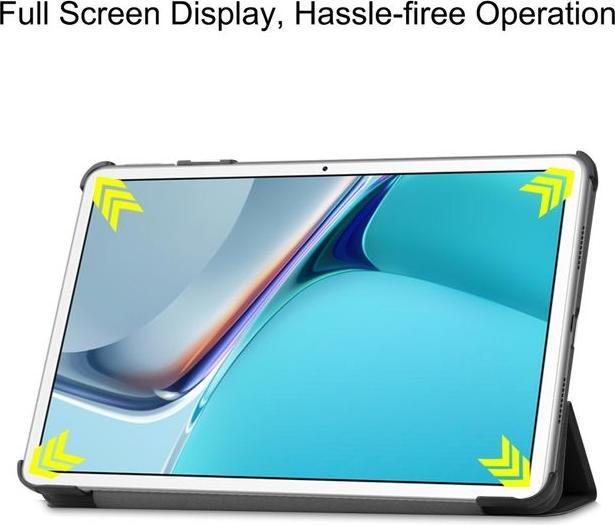 Produktbild MU Classic Dreifach faltbare Leder Hülle (Huawei MatePad 11 (2021))