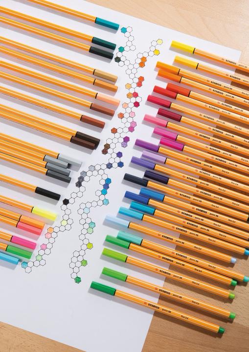 Produktbild STABILO point 88 Fineliner (Hellorange, 1 x)