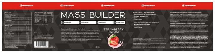 Actual product image PowerFood One Mass Builder (Strawberry cream, 1 pcs., 2760 g)