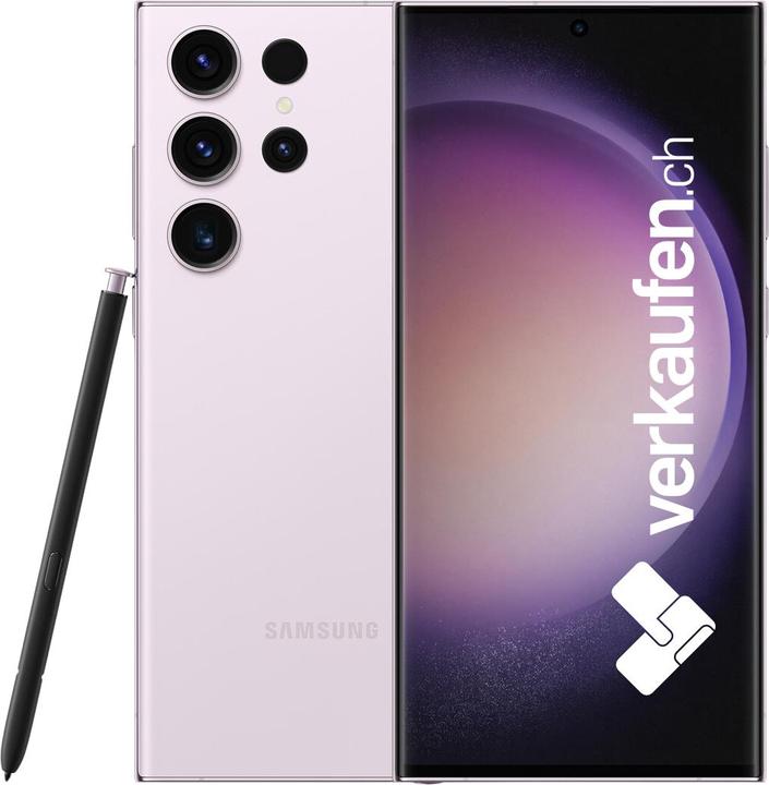 Image du produit verkaufen.ch Galaxy S23 Ultra 5G (256 Go, Lavande, 6.80", Double SIM, B / Très bon)