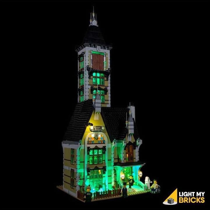 Actual product image Light my bricks LED Light Set for LEGO Fairground Haunted House