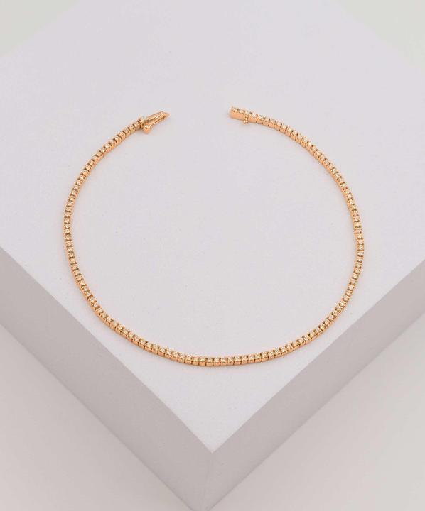 Immagine prodotto Muau Bracciale (17 cm, Oro rosa 750/18 carati)