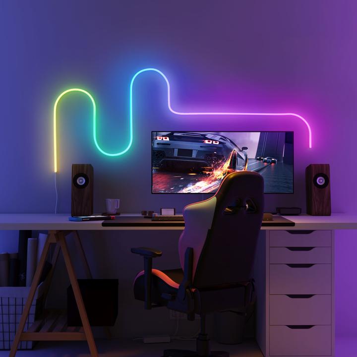 Produktbild Govee RGBIC Neon Rope Light (Mehrfarbig, 200 cm, Indoor)