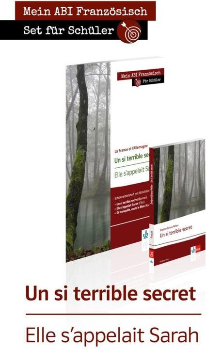 Immagine prodotto Un si terrible secret. Elle s'appelait Sarah.. Set für Schüler: Schülerarbeitsheft + Lektüre (Tedesco, Francese, Évelyne Brisou-Pellen, 2017)