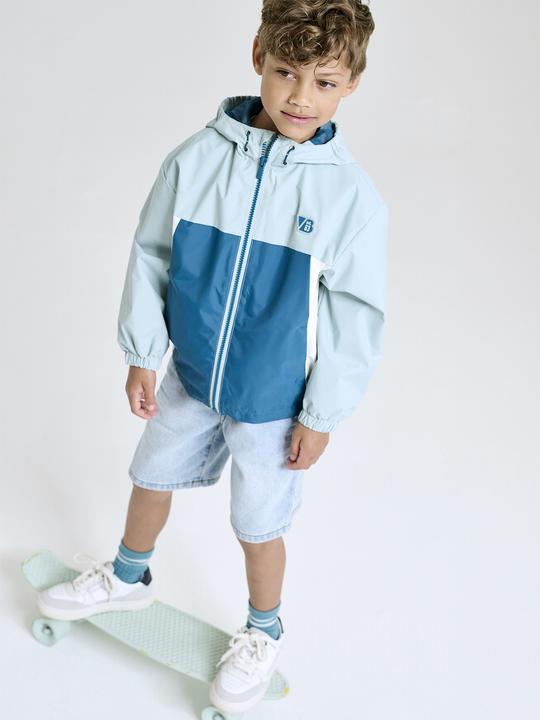 Produktbild Vertbaudet Jungen Regenjacke mit Recycling-Polyester, Colorblock (110)