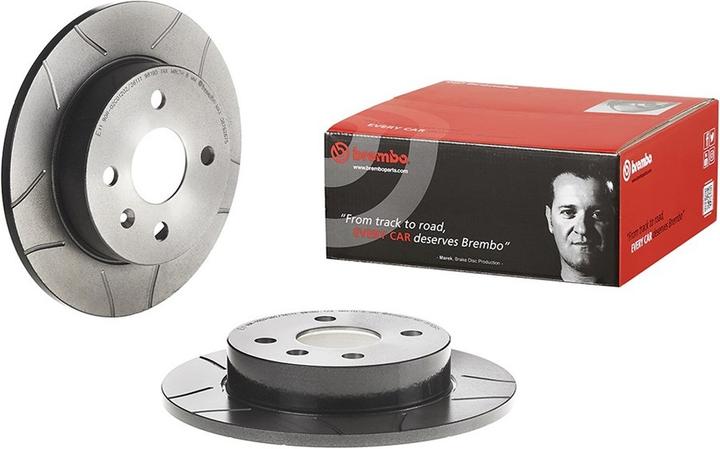 Produktbild Brembo Bremsscheibe MAX LINE - geschlitzt/beschichtet 09.9167.75 (280 mm)