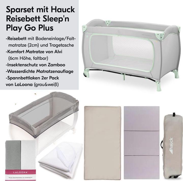 Image du produit Hauck Reisebett XXL-Sparset - Sleep N Play Go Plus
