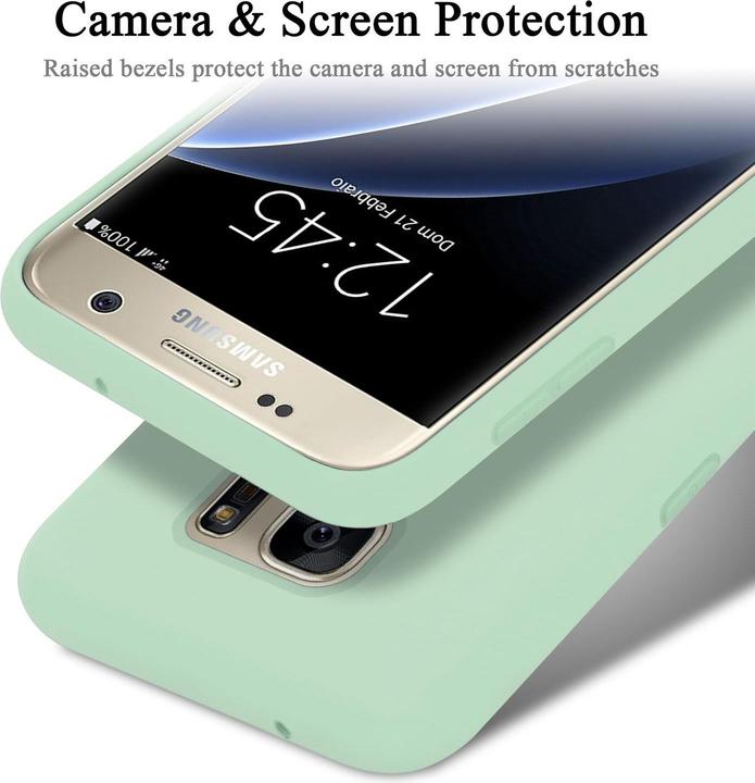 Actual product image Cadorabo TPU Liquid Silicone Case Cover (Samsung Galaxy S7)