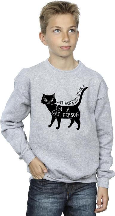 Actual product image Disney Boys Hocus Pocus A Cat Person Sweatshirt (116)
