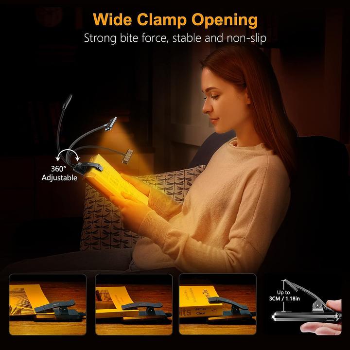 Actual product image Gritin Horizon LED reading lamp (11 cm, 90 lm)